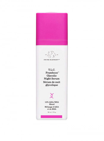 T.L.C. Framboos Glycolic Night Serum 1ounce
