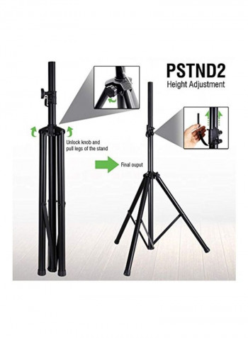 Speaker Mount Stand Black