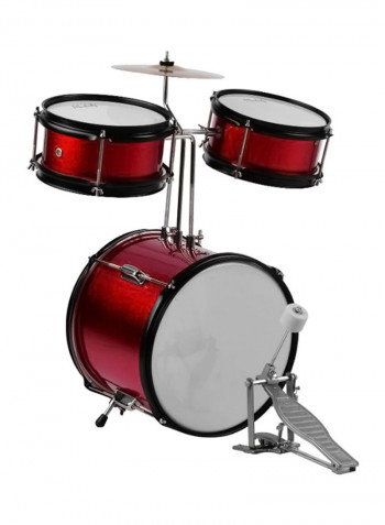 3-Piece Drum Set With Accessories