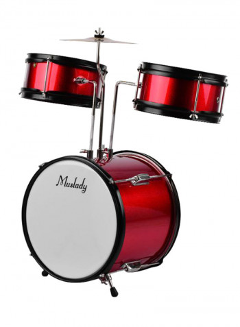 3-Piece Drum Set With Accessories