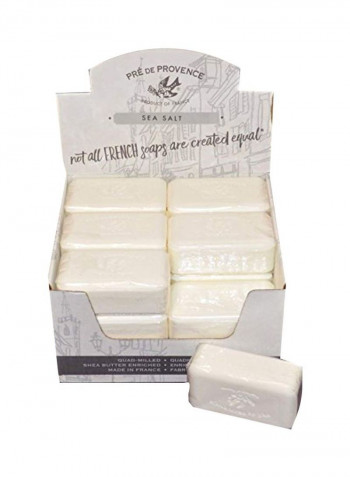 18-Piece Shea Sea Salt Soap Bar 150g