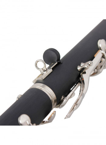 Flat Clarinet Bakelite Key Instrument With Case