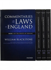 The Oxford Edition Of Blackstone's Paperback English by William Blackstone