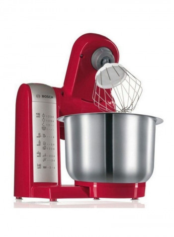 Stainless Steel Kitchen Machine 3.9 لتر 600 وات MUM48R1GB أحمر