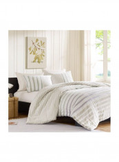 3-Piece Duvet Set White/Grey Full/Queen reviews 3-Piece Duvet Set White/Grey Full/Queen