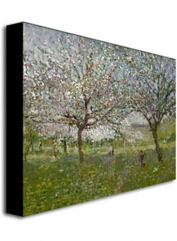 Trees In Flower Canvas Wall Art multicolour 24 x 32inch