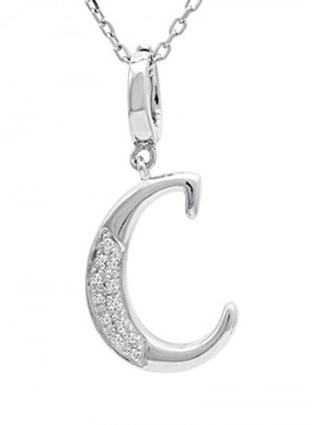 Sterling Silver Metal Pendant Necklace