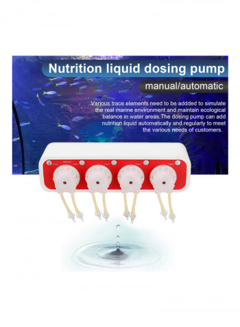 Auto Dosing Titration Pump White/Red