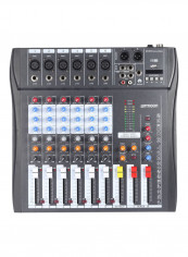 60S-USB 6-Channel Mic Audio Mixer Mixing Console