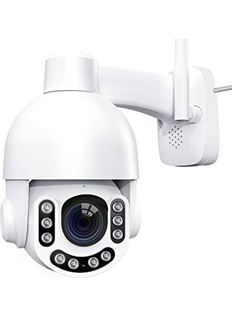 2K Night Vision Motion Detection IP Camera with 8X Zoom, H.265, 360° View, 2.4G Wi-Fi and Two-Way Audio