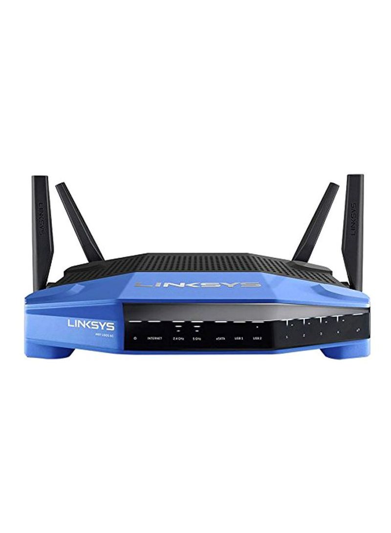 Dual-Band Wireless AC Router 1900 Mbps 24.6x19.4x5.2cm Black/Blue