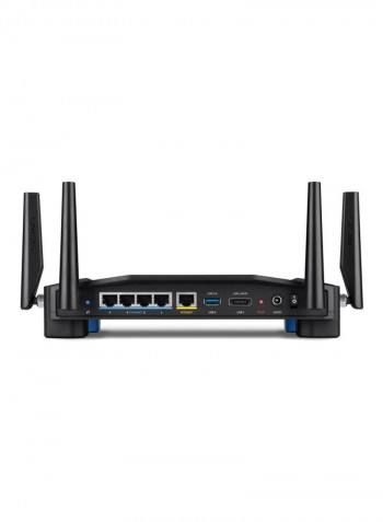 Dual-Band Wireless AC Router 1900 Mbps 24.6x19.4x5.2cm Black/Blue