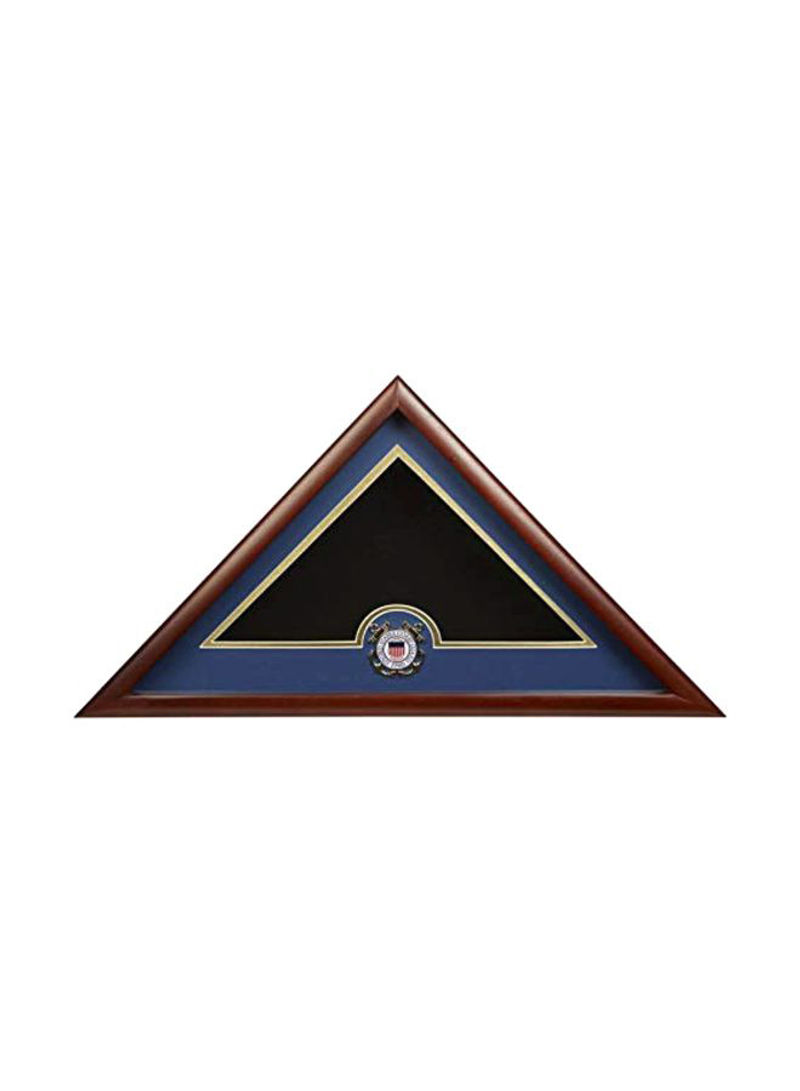 American Burial Flag Display Case Black/Blue/Brown 26x3.5x13inch
