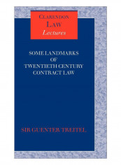 Some Landmarks Of Twentieth Century Contract Law Hardcover