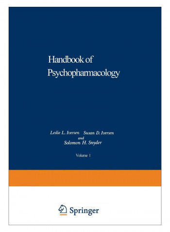 Handbook Of Psychopharmacology Paperback 1st Edition