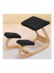 Kneeling Chair Stool Black/Beige 76x49x16cm reviews Kneeling Chair Stool Black/Beige 76x49x16cm