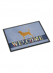 Bloodhound Welcome Printed Doormat Multicolour 18x27x0.25inch