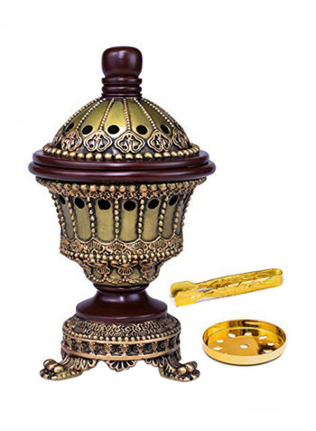 Am Incense Burner Bakhoor Burner Chalice, Bronze