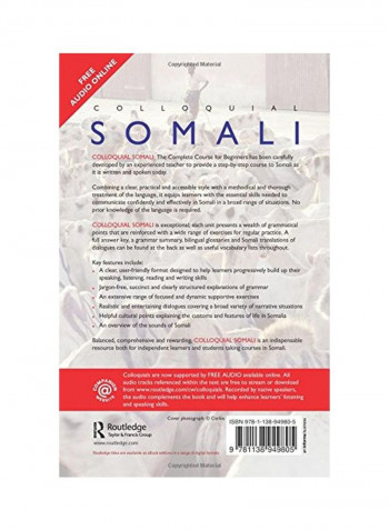 Colloquial Somali: The Complete Course For Beginners Paperback