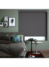Single Sombras Roller Blackout Blind Black 120x240cm