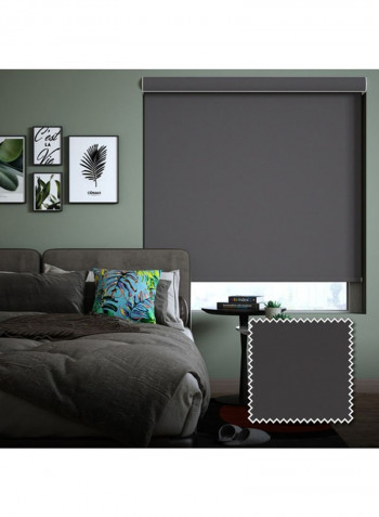 Single Sombras Roller Blackout Blind Black 120x240cm