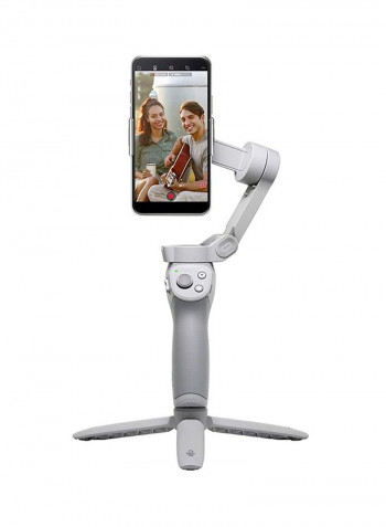DJI OM 4 - Handheld 3-Axis Smartphone Gimbal Stabilizer With Grip Tripod Vlog YouTube Live Video Grey