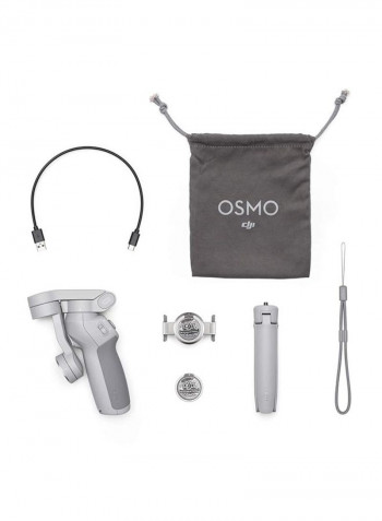 DJI OM 4 - Handheld 3-Axis Smartphone Gimbal Stabilizer With Grip Tripod Vlog YouTube Live Video Grey