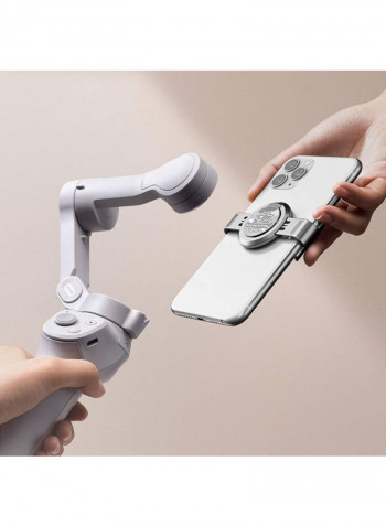 DJI OM 4 - Handheld 3-Axis Smartphone Gimbal Stabilizer With Grip Tripod Vlog YouTube Live Video Grey