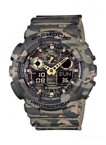 Men's Water Resistant Analog/Digital Watch Ga-100Cm-5Adr