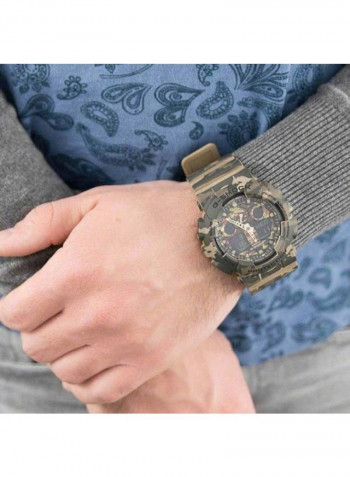 Men's Water Resistant Analog/Digital Watch Ga-100Cm-5Adr