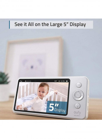 Security Baby Monitor Large 5-Inch Display 720p Resolution