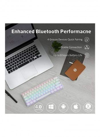Wired-Wireless Mechanical Full Keys Programmable Keyboard
