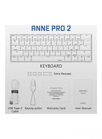 Wired-Wireless Mechanical Full Keys Programmable Keyboard