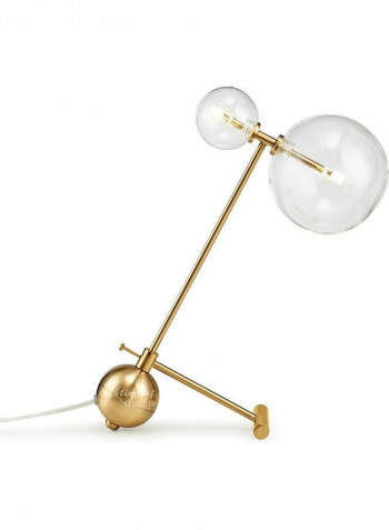 Decorative Table Lamp Gold/Clear