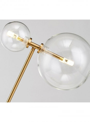 Decorative Table Lamp Gold/Clear