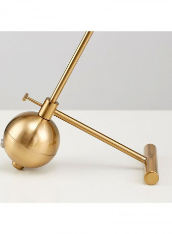 Decorative Table Lamp Gold/Clear