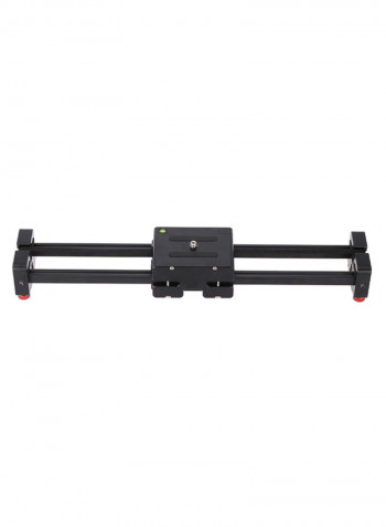 Retractable Track Dolly Slider Video Shooting Stabilizer 50 x 7centimeter Black/Red