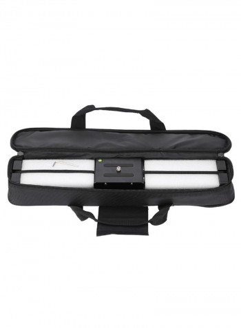 Retractable Track Dolly Slider Video Shooting Stabilizer 50 x 7centimeter Black/Red