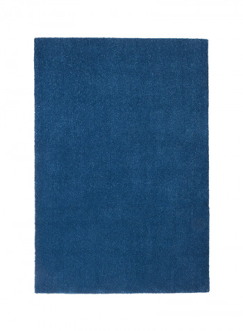 Low Pile Area Rug Blue 195 x 133centimeter