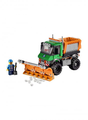 City Snowplow Truck Building Toy 60083