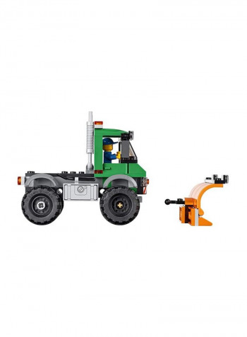 City Snowplow Truck Building Toy 60083