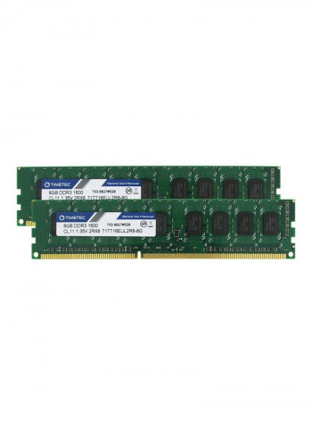 2-Piece DDR3 PC3-12800 ECC UDIMM RAM 8GB