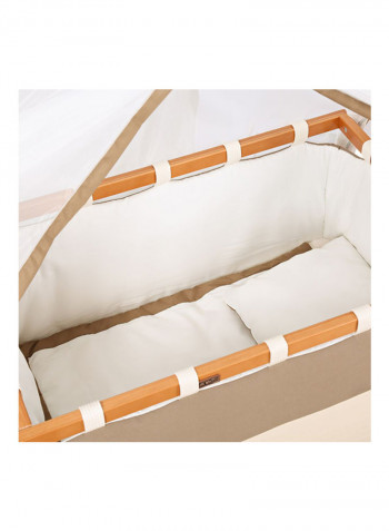Swing Crib Cradle With Soft Cushion