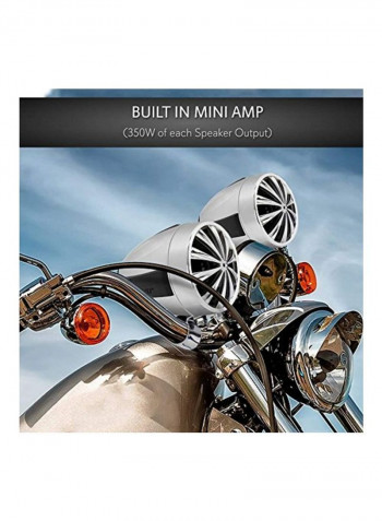 Motorcycle Speaker And Amplifier System Kit