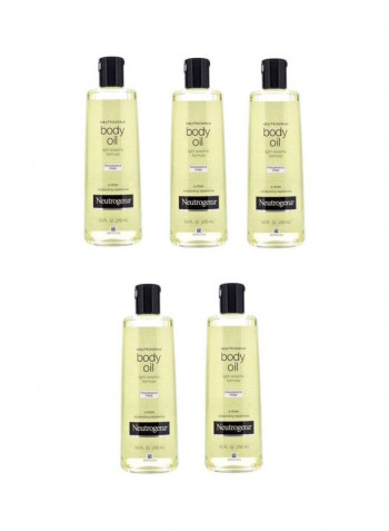 Pack Of 5 Light Sesame Formula Body Oil 5 x 250ml