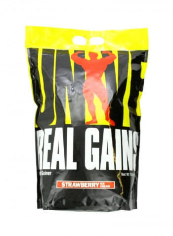Real Gains Weight Gainer - Strawberry Ice Cream