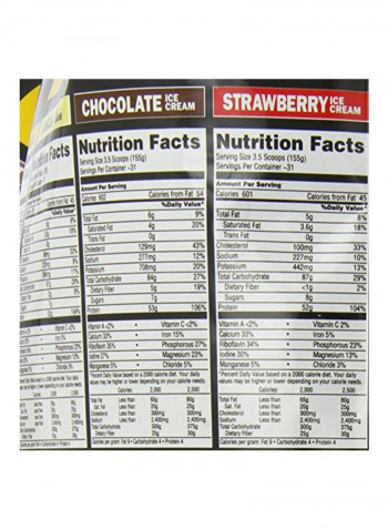 Real Gains Weight Gainer - Strawberry Ice Cream