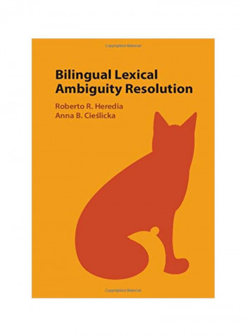 Bilingual Lexical Ambiguity Resolution Hardcover