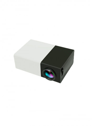 HD LED Mini Portable Projector V3464-EU White/Black