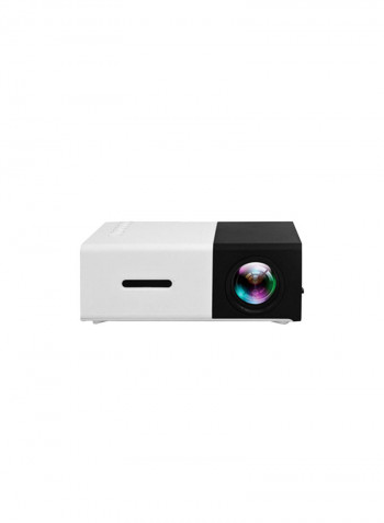 HD LED Mini Portable Projector V3464-EU White/Black